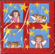 engelmädchen am fenster rot 001