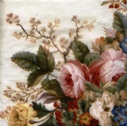 georgian rose cream -477060 25 x 25