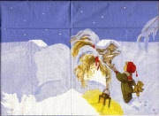 kind beim tiere füttern im wald 001