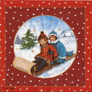 kinder auf schlittenfahrt 001