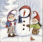 wichtel bauen einen schneemann 001