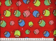 baumwolle eule auf rot 001