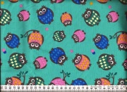 eulen auf blau türkis 001