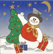 schneemann mit tanne 001