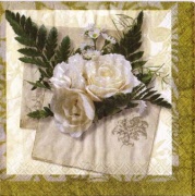 weisse rosen mit farn 001